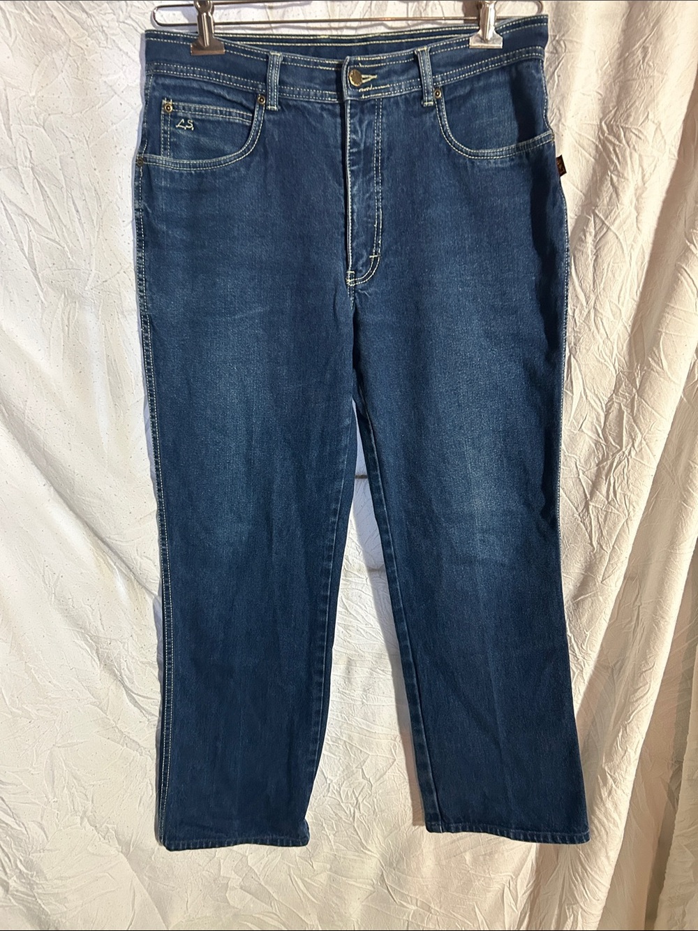 Vintage Lucky Star High-Rise Women's Dark Blue Jeans size 34 waist. Regular